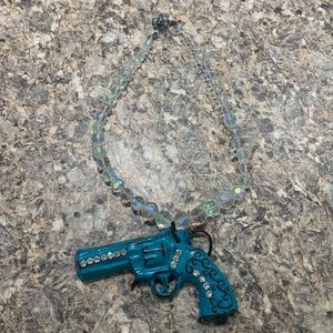 Cute pistol/western style necklace